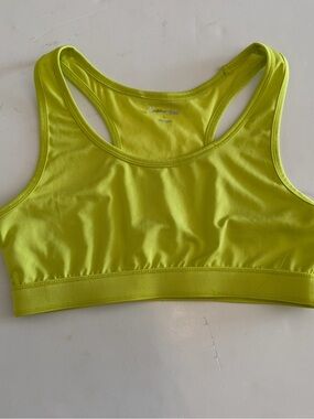 Neon Lime Racerback Sports Bra